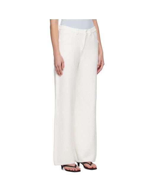 AYA MUSE White Trix Trousers