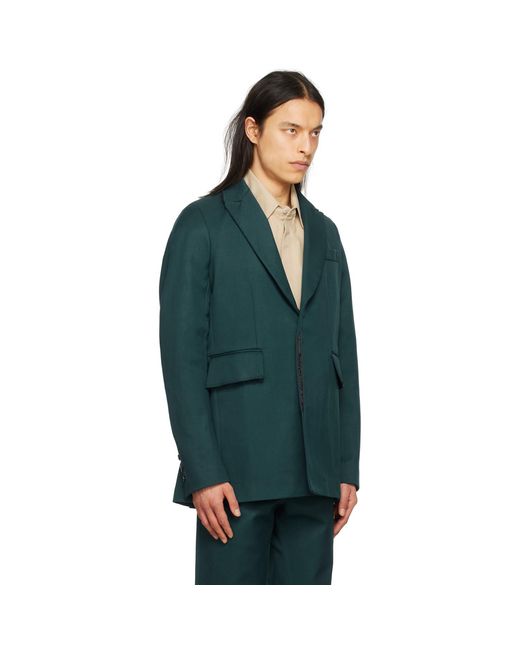 Bianca Saunders Green Akiel Blazer for men