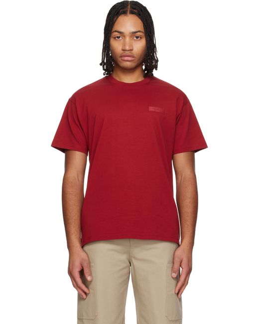 Givenchy Red Paris' Gros Grain T-Shirt for men