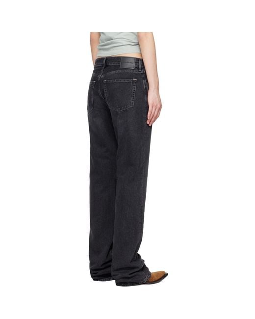 Acne Black Regular Fit 2009F Jeans