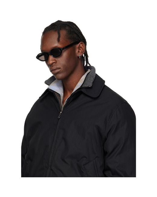 Retrosuperfuture Black Parola Sunglasses for men