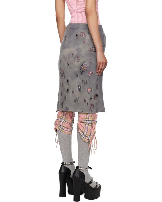 Ashley Williams Black Cozette Midi Skirt