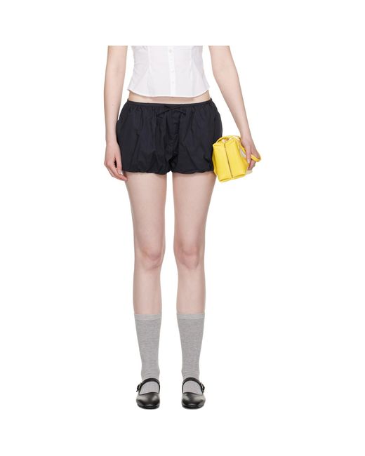 Sandy Liang Black Kayo Shorts