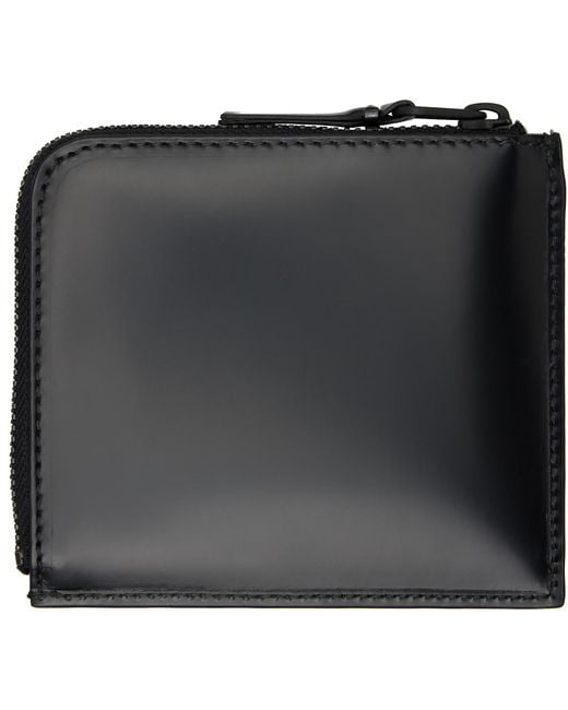 Comme des Garçons Black Leather Wallet for men