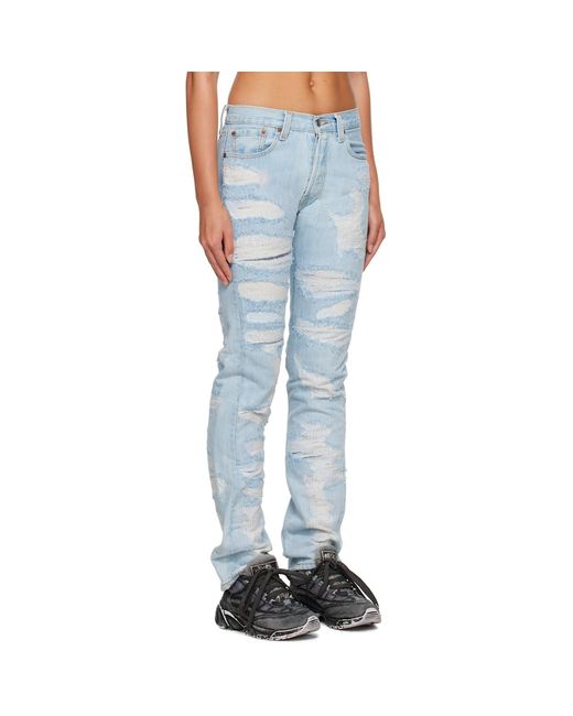 NOTSONORMAL Blue Destroyed Jeans