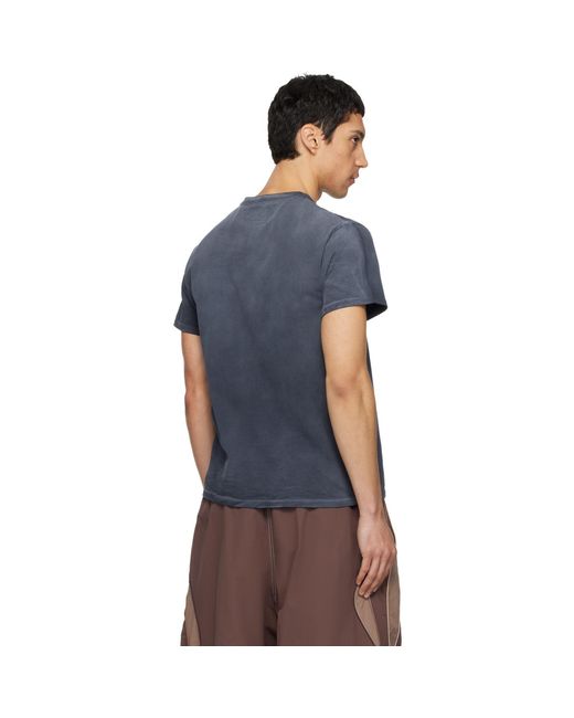 ERL Blue Puke T-Shirt for men