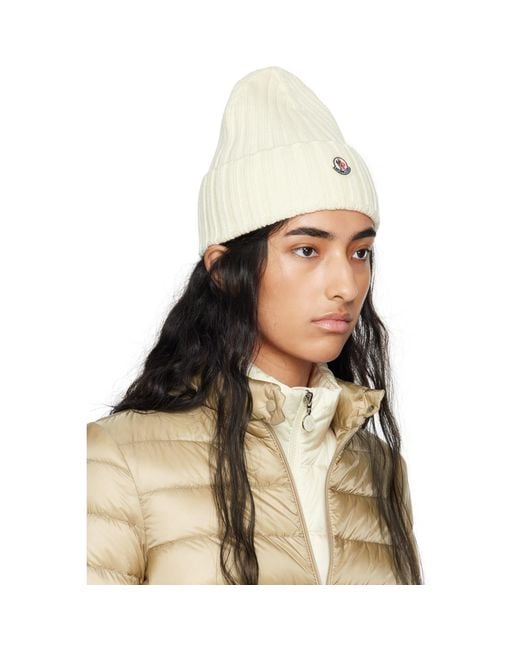 Moncler Natural Wool Beanie