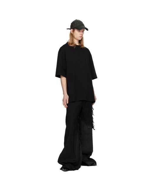 Det Blev Sent Black Oversized T-Shirt for men