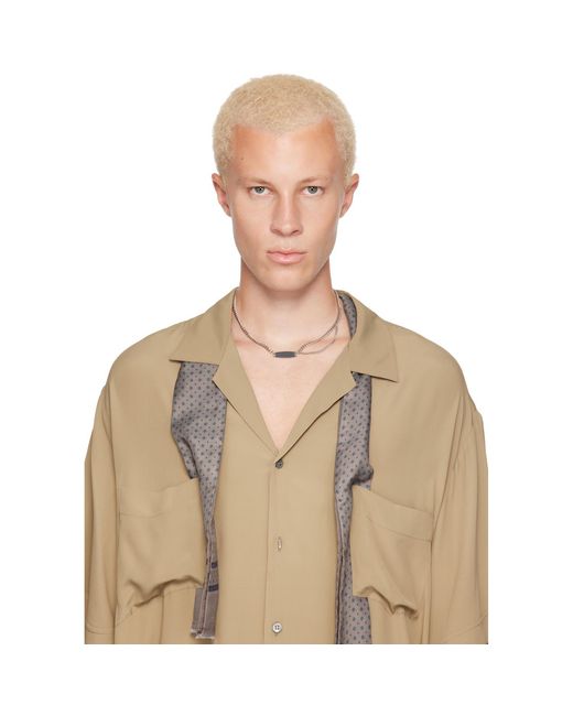 Justine Clenquet Metallic Dario Necklace for men