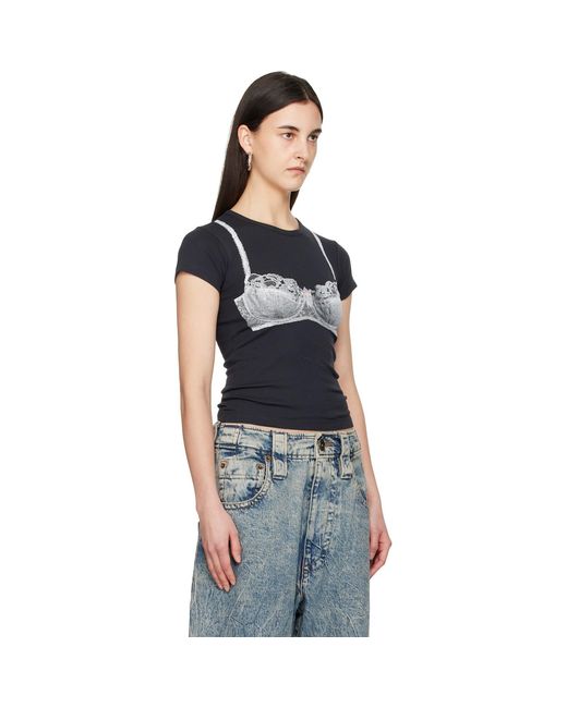 VAQUERA Black Bra Baby T-Shirt