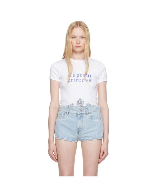 Coperni White Disney 'Princess' Slim-Fit T-Shirt