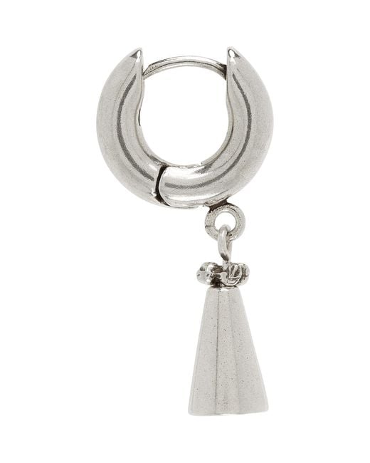 Isabel Marant Metallic Drop Single Earring for men