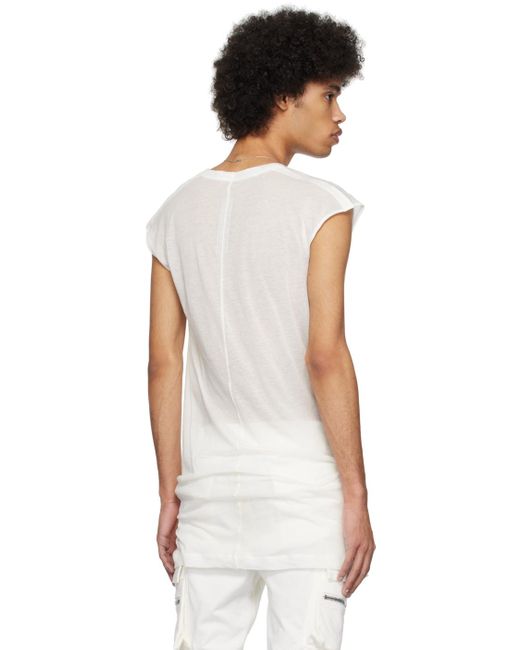 Rick Owens Black Off-white Dylan T-shirt for men