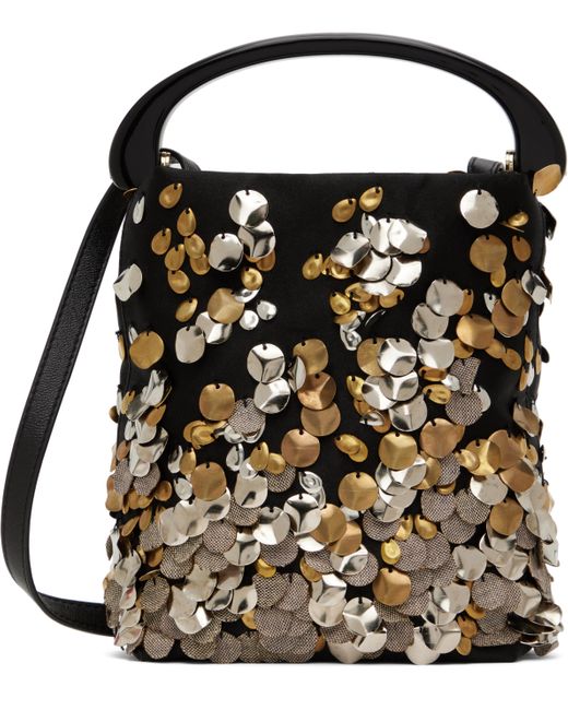 Dries Van Noten Black Micro Leather Bag