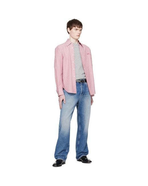 Commission Pink Shrunken Shirt for men