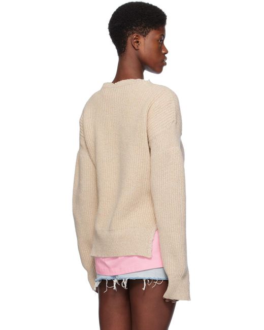 Marni Pink Beige Mouliné Sweater