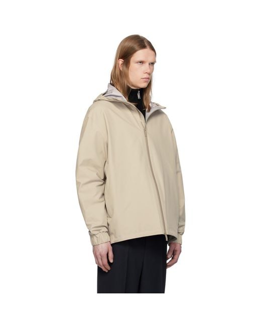 Moncler Natural Bise Hooded Rain Jacket for men