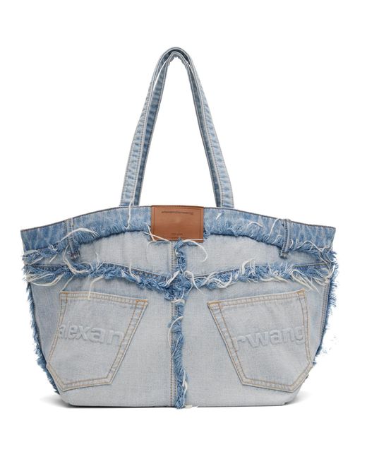 Alexander Wang Blue Punch Denim Large Tote