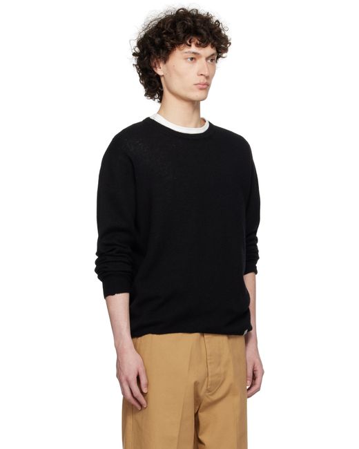 メンズ Merz B. Schwanen ブラック Skcn02 長袖 ニットプルオーバー Black