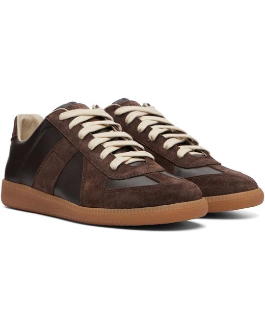 Maison Margiela Brown Replica Sneakers for men