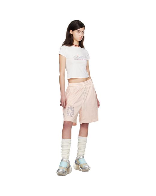 Im Sorry by Petra Collins Natural Ssense Exclusive Jennyfax Edition Gym Shorts