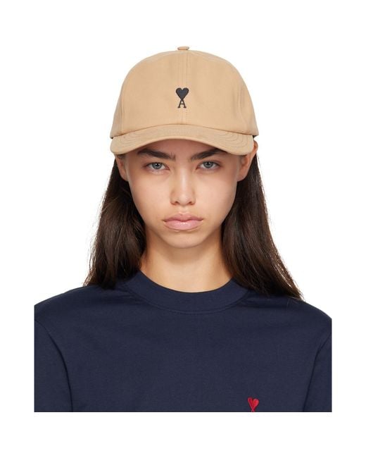 AMI Blue Cotton Ami De Coeur Cap