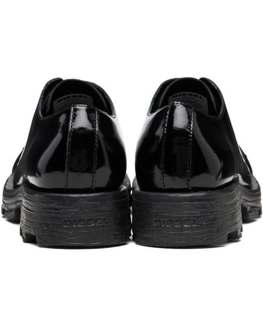 DIESEL Black S-Hammer So D Oxfords for men