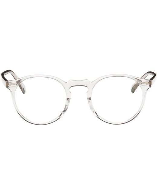 Oliver Peoples Black Gregory Peck Glasses for men