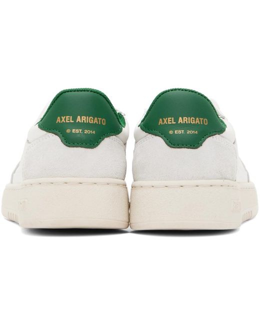 Axel Arigato Black White & Green Dice Lo Sneakers