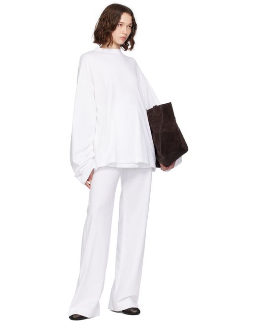 Marie Adam-Leenaerdt White Classic Trousers