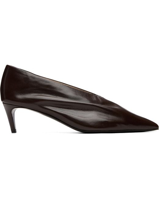 Khaite Brown Miriam Low Heels