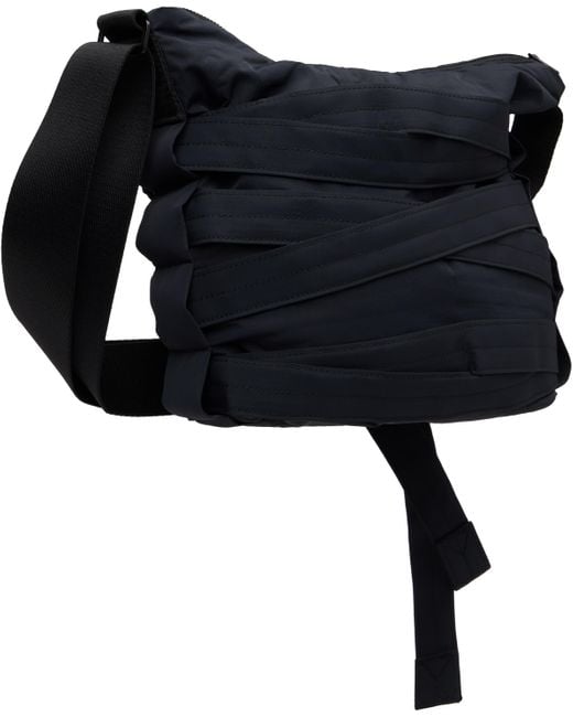 Y-3 Black Cinch Shoulder Bag