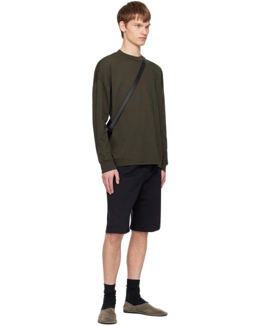 T-shirt à manches longues drago gris The Row pour homme en coloris Black