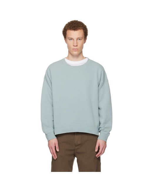 Pull Molletonné Surdimensionné Vert Visvim pour homme en coloris Gray