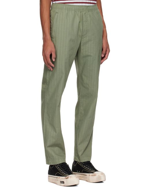WOOD WOOD Green Stanley Trousers for men