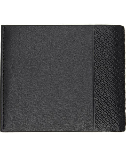 Boss Black Goat Leather Wallet for men