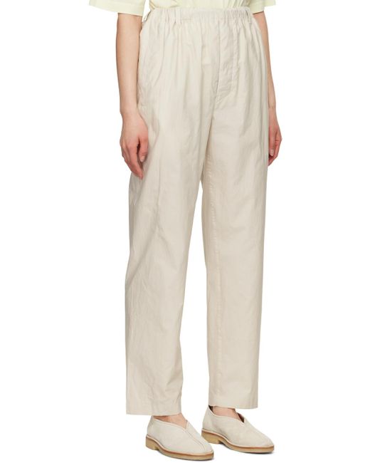Lemaire Natural Off- Relaxed Trousers