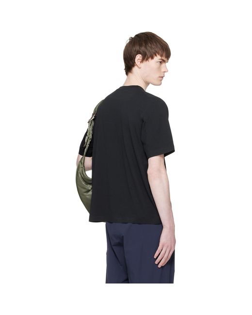 Veilance Black Metron S/S T-Shirt for men