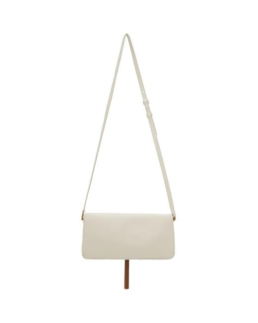 Saint Laurent White Medium Kate 99 Tassel Bag