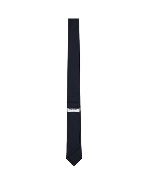 Thom Browne Blue Twill Classic Tie for men