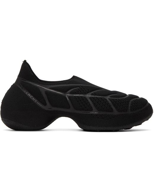 Givenchy Black Tk-360 Low-top Mesh Sneakers for men