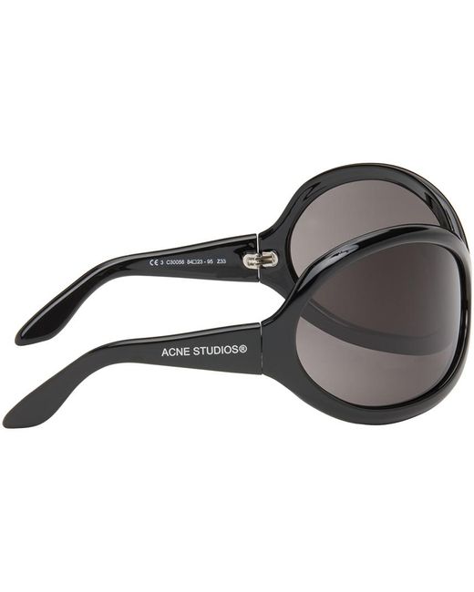 Acne Gray Black Arcturus Sunglasses for men
