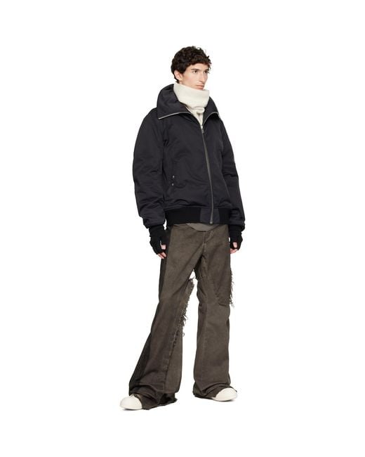 Rick Owens Natural Off- Tower Tube Scarf for men