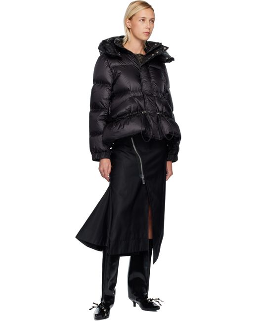 Sacai ブラック パファー ダウンジャケット ブラック | Lyst