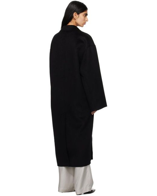 Loulou Studio Black Bonero Coat for men