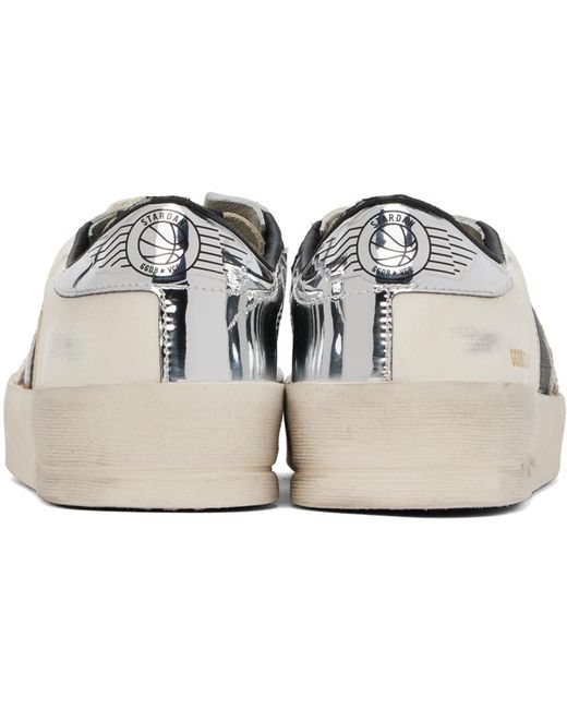 Golden Goose Deluxe Brand Off-white & Black Stardan Sneakers for men