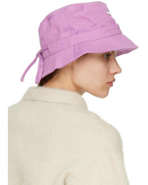 Jacquemus Pink Le Papier 'Le Bob Gadjo' Bucket Hat