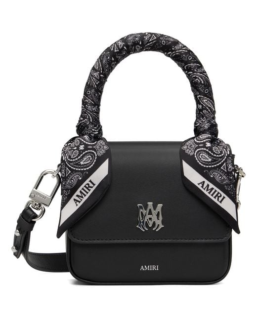 Amiri Black Micro Ma Bag