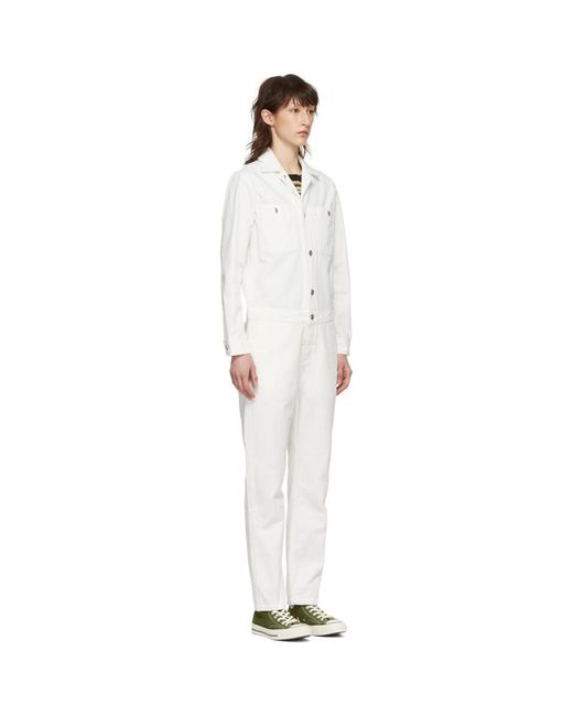 Carhartt WIP Cotton Off-white Cass Coverall | Lyst Australia