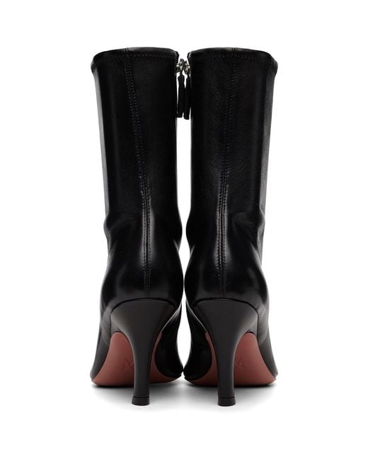 AMINA MUADDI Black Jamie Stretch 80 Boots